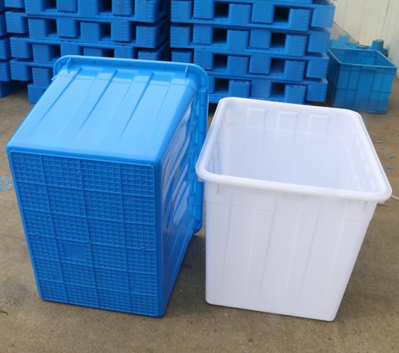 厂家塑料周转箱300l水箱 方型水产养殖胶箱大号塑料箱